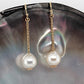 Akoya Dangle Earrings 9Y