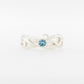 SS Vine Ring with Blue Topaz