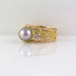 Pearl Knitted Ring with FLP 18RY