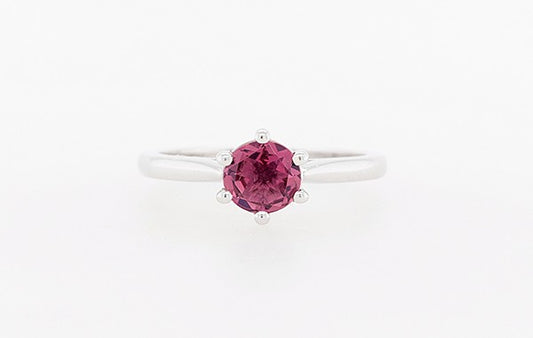 Engagement Ring Pink Tourmaline 0.82ct