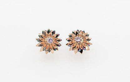 Everlasting Earrings Pink Sapphires 9R Titanium