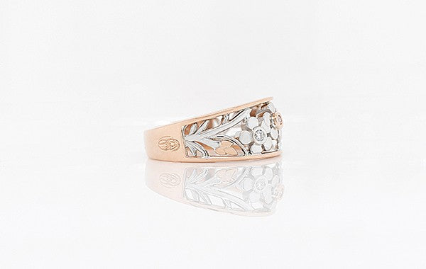 Geraldton Wax Pink Diamond Ring