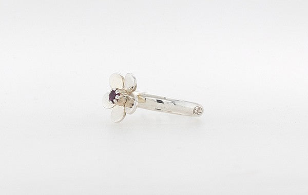 Geraldton Wax Ring Garnet SS
