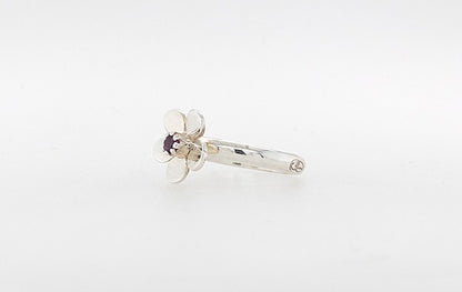 Geraldton Wax Ring Garnet SS