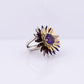 Everlasting Wildflower Amethyst Ring