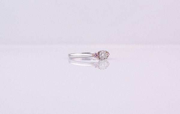 Pink Diamond Ring 0.50ct H VS1
