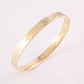 Bangle Beaten Design Oval 9Y 17.6grams