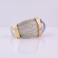 Pink Diamond French Knitted Mabe Pearl Cuff
