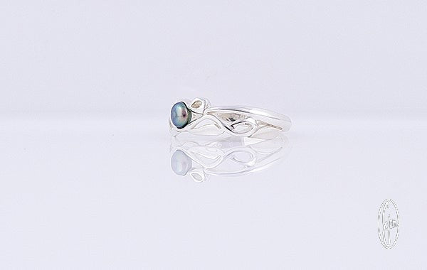 Keshi Pearl Vine Ring SS