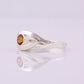 Sapphire Orange Ring