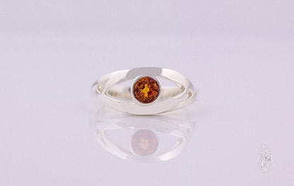 Sapphire Orange Ring