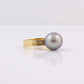 Pearl Embossed Band Ring