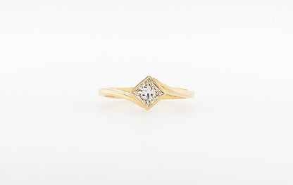 Princess Cut Diamond Solitaire Ring