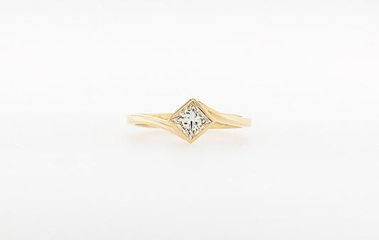 Princess Cut Diamond Solitaire Ring