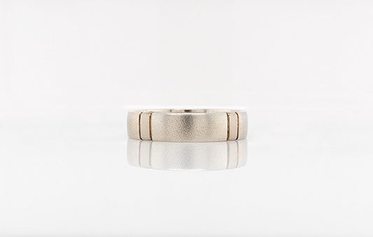 Gents Fusion Ring 18W SS