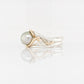 Pearl Gold Swirl Ring