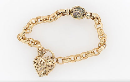 Pearl Kniitted Belcher Fancy Link Bracelet