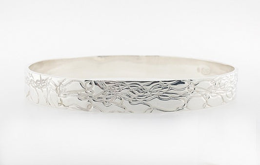 Bangle Embossed Design 27.80grams SS