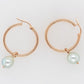 Akoya Hoop Earrings
