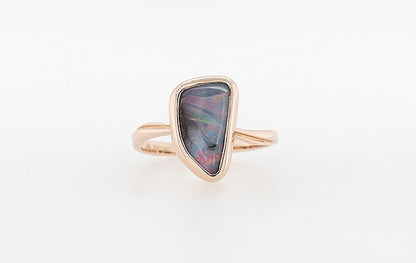 Opal Solid Boulder Ring