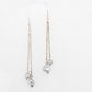 Keshi Drop Earrings 4 x Pearls