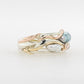 Pink Diamond and Keshi Pearl 'River Stone Ring'