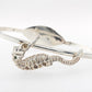 Seahorse Green Sapphire & Champagne Diamond Bangle