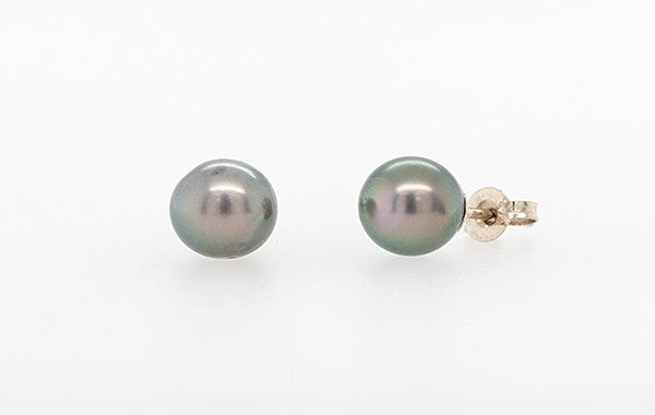 Pearl Stud Earrings 7.64-7.7mm