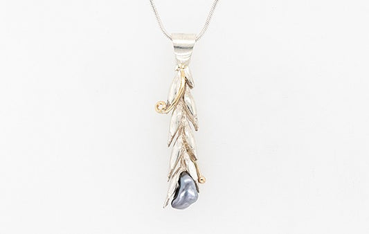 Wheat Collection Keshi Pearl Pendant