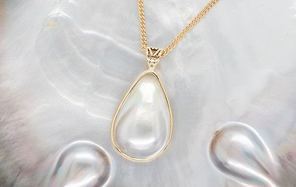 Mabe Pearl Pendant Pear Shape