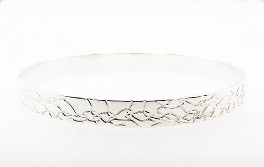 Bangle Embossed Design 22.30grams SS