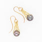 French Knitted Pearl Drop Earrings Small