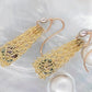 French Knitted Pearl Earrings Large