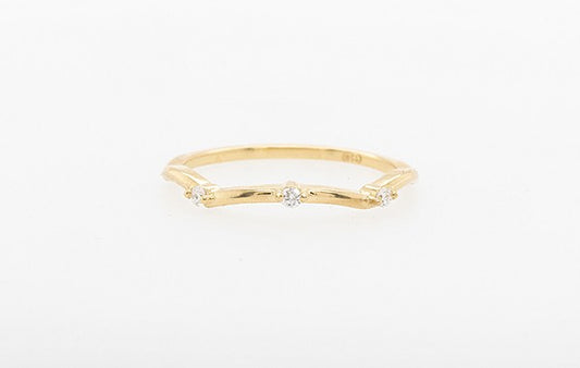 Wedding Ring 3 Diamonds