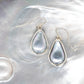 Mabe Pearl Pear Earrings SS