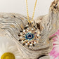 Everlasting Flower Pendant Purple Sapphire